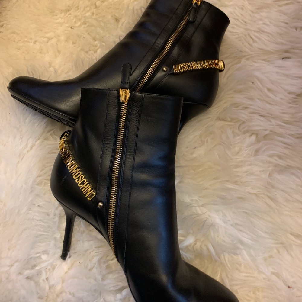 Authentic Moschino booties